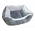 Лежак для кошек и собак прямоугольный "Велюровый" с подушкой Картинка 0